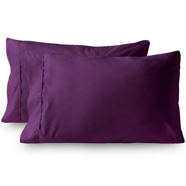 2 Hypoallergenic Ultra Soft Bamboo Microfiber Pillowcase Set Standard / King